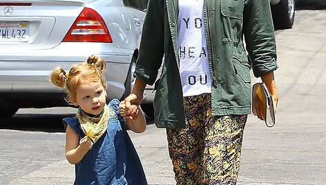 Jessica Alba su dukra Haven