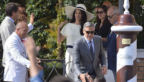 George'as Clooney ir Amal Alamuddin