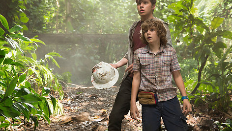 Nickas Robinsonas ir Ty Simpkinsas filme „Juros pasaulis“