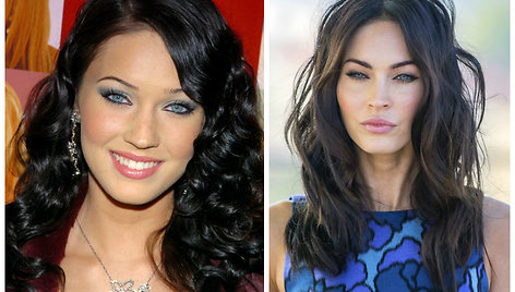 Megan Fox 2004 ir 2014 metais