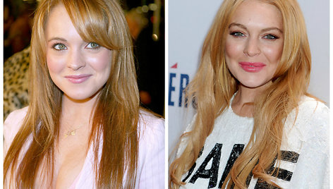 Lindsay Lohan 2003 ir 2013 metais