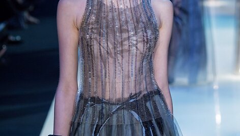Kristina Petro&scaron;iūtė &bdquo;Giorgio Armani&ldquo; kolekcijos pristatyme