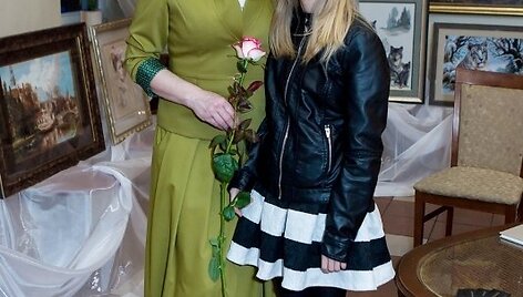 Daiva Tamo&scaron;iūnaitė su dukra Adele
