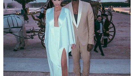 Kim Kardashian ir Kanye Westas