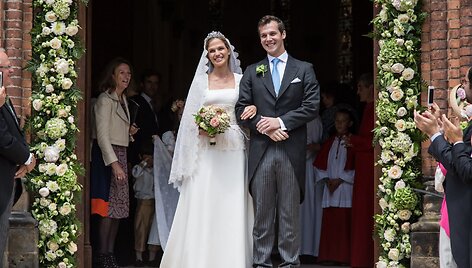 Belgijos princesės Alix de Ligne ir grafo Guillaume'o de Dampierre'o vestuvės