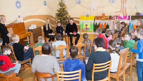 Egidijaus Dragūno apsilankymas vaikų globos namuose