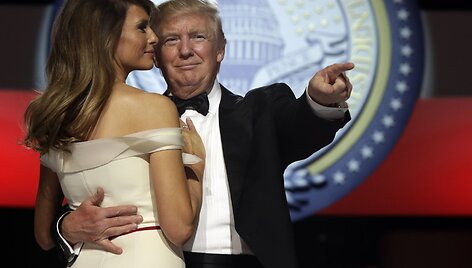 Donaldas Trumpas ir Melania Trump