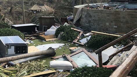 Uragano Irma nuniokota Richardo Bransono sala