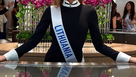 Patricija Belousova grožio konkurse &bdquo;Miss International 2017&ldquo; Japonijoje