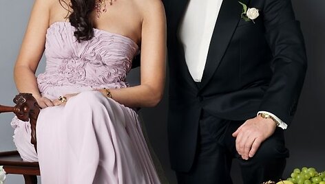 Inga Valinskienė ir Liubomiras Laucevičius seriale &bdquo;Vyno kelias&ldquo;
