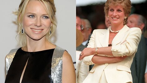Naomi Watts ir princesė Diana