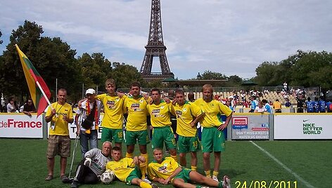 Lietuvių komanda Pasaulio benamių čempionate