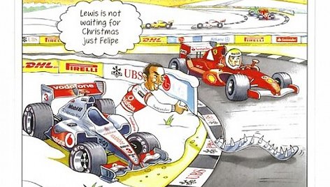 Bernie Ecclestone'o sveikinimo atvirukas