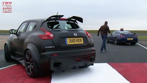 „Nissan Juke-R“ ir GTR