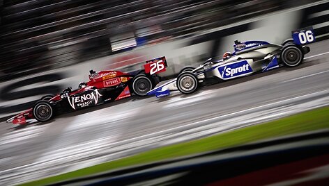 &bdquo;IndyCar&ldquo; lenktynių Teksase akimirka