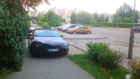 BMW 6 ant &scaron;aligatvio