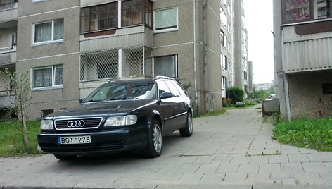 Etatinis pažeidėjas su „Audi A6“