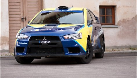 Roko Kvaraciejaus ir Mariaus Samuolio „Mitsubishi Lancer Evolution X“