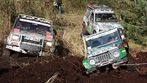&bdquo;4x4 gladiatoriai&ldquo; varžybų akimirka