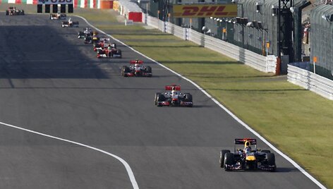 F-1 Japonijos GP akimirka