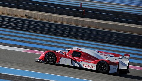 &bdquo;Toyota TS030&ldquo; bolido bandymai &bdquo;Paul Ricard&ldquo; trasoje