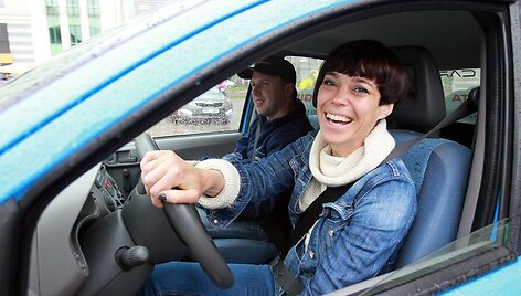 Tarptautinio žurnalistų ralio akimirka