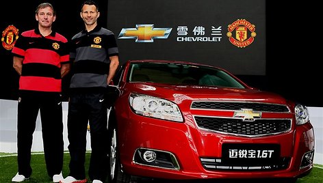 „Chevrolet“ ir „Manchester United“ bendradarbiavimo pradžia