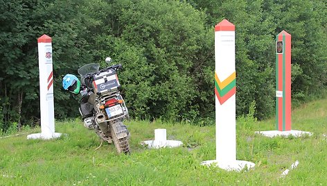 Kelionė aplink Lietuvą – „enduro“ motociklais. 1 diena