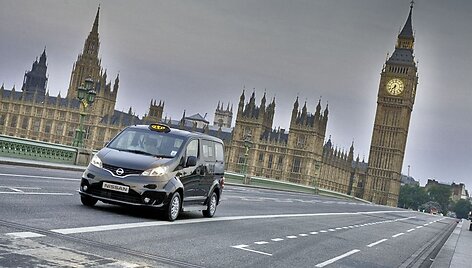 &bdquo;Nissan NV200&ldquo;: juodasis Londono taksi