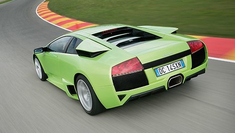 Žalias „Lamborghini Murcielago“