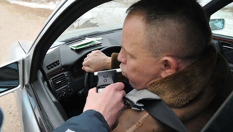 Žygio &bdquo;Susiprask, Lietuva!&ldquo; metu kelių policijos sustabdyti vairuotojai džiugino &ndash; i&scaron;gėrusiųjų tądien nebuvo.