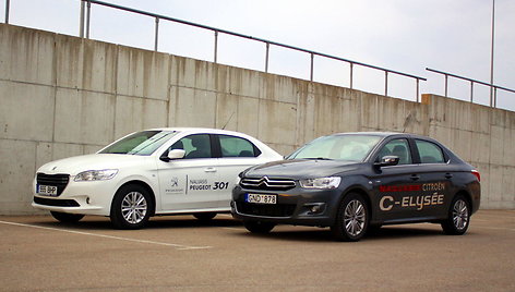 „Peugeot 301“ ir „Citroen C-Elysee“