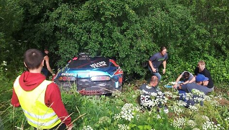 Sergejaus Kabargino su &bdquo;Toyota Supra&ldquo; avarija 