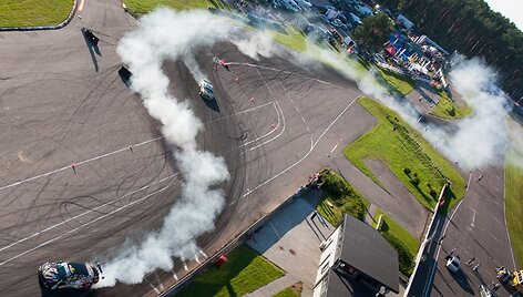 &bdquo;Drift Allstars&ldquo; varžybos Rygoje