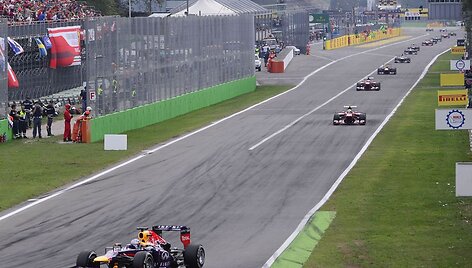 F-1 lenktynės Monzos trasoje Italijoje