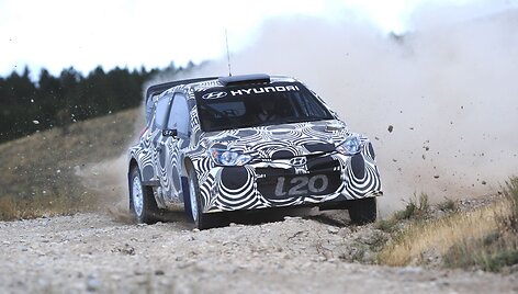 &bdquo;Hyundai i20 WRC&ldquo; bandymai