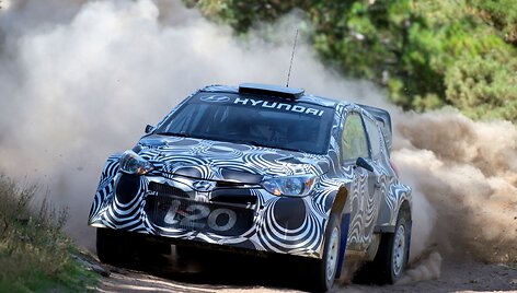 &bdquo;Hyundai i20 WRC&ldquo; bandymai