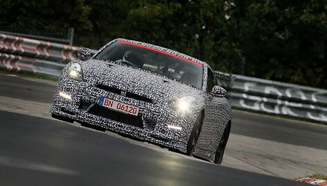 &bdquo;Nissan GT-R Nismo&ldquo; bandymai Niurburgringe