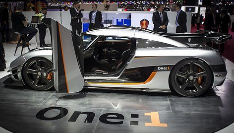 Greičiausias Ženevoje „Koenigsegg One:1“