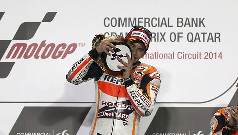 &bdquo;Moto GP&ldquo; lenktynės Katare
