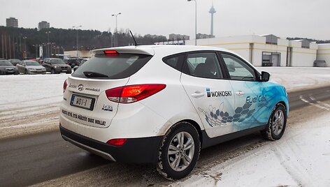 Vandeniliu varomas &bdquo;Hyundai ix35 Fuel Cell&ldquo;