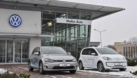 „Volkswagen e-Golf“ ir „e-Up!“