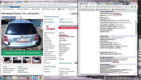 Europiniu automobiliu ridą klastoja kas tik netyngi