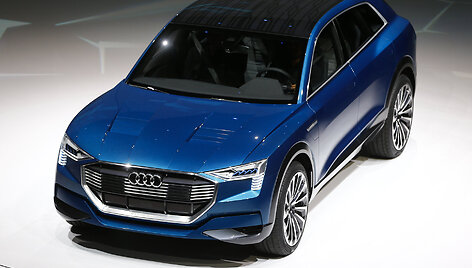&bdquo;Audi e-tron Quattro&ldquo; koncepcinio modelio pristatymas Frankfurto automobilių parodoje