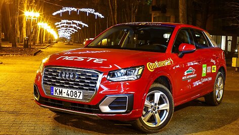 Lietuvos &bdquo;Metų automobilio 2017&ldquo; konkurso stovyklos Druskininkuose akimirka
