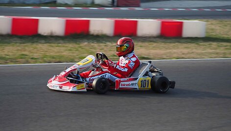 Gustas Grinbergas Italijos &bdquo;Junior Rok&ldquo; varžybose