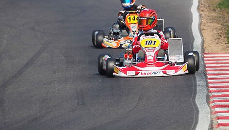 Gustas Grinbergas Italijos &bdquo;Junior Rok&ldquo; varžybose