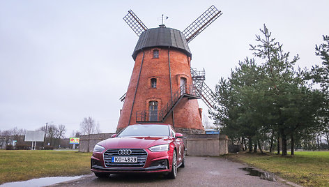 „Audi A5 Sportback“ ir Panevėžio malūnas