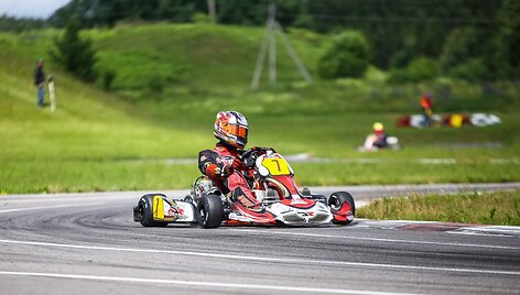 Lietuvos kartingo čempionatas Auk&scaron;tadvario kartodrome