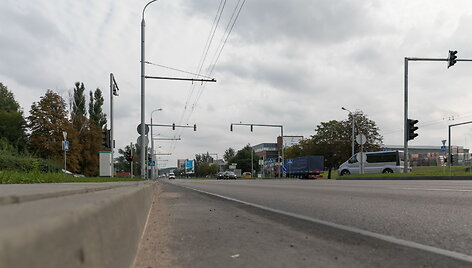 Rekonstruota Vilniaus Savanorių pr. ir Sausupio g. sankryža